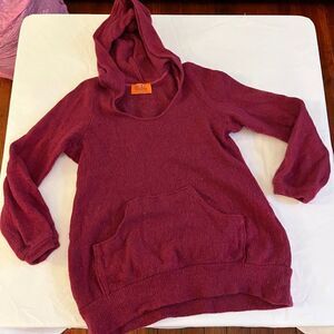 Voom By Joy Han Large Red hoodie Front Pocket